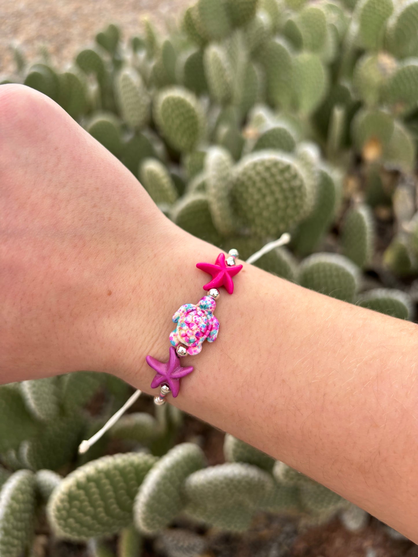 SILVER midnight swim bracelet